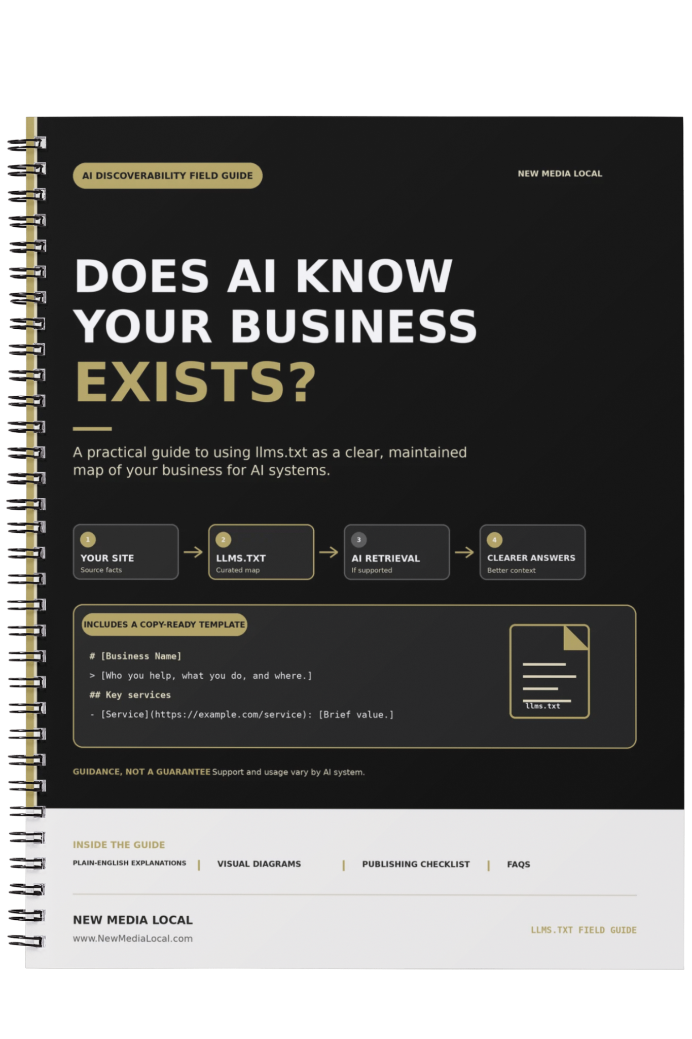 AI Discoverability Field Guide mockup
